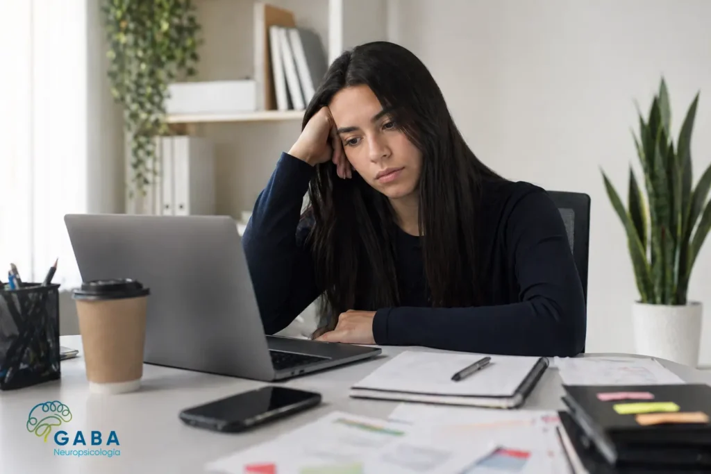 Ansiedad de alto funcionamiento y exceso de actividad en adultos jóvenes